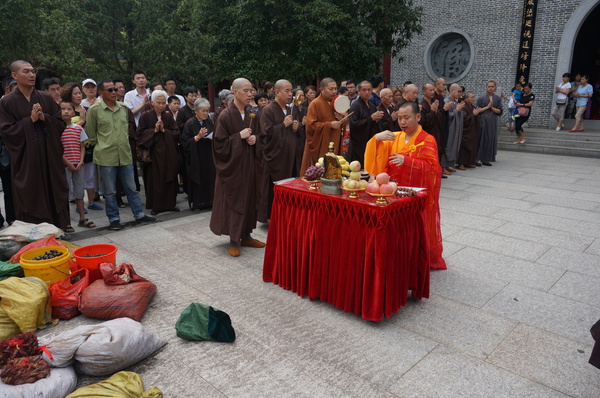 中国首届夏至护生节祈福法会在正觉古寺举行